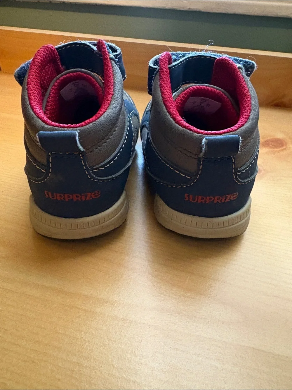 Surprize by Stride Rite Dallas Boots Navy/Charcoal Toddler 5